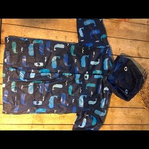 Hartstrings Whale Raincoat (size 7)